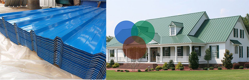 ألواح فولاذية ملونة